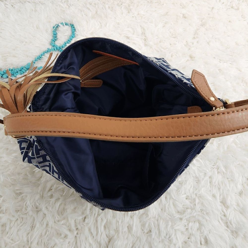 NWT Tommy Hilfiger Women Handbag Shoulder Blue NWT - Picture 4 of 6